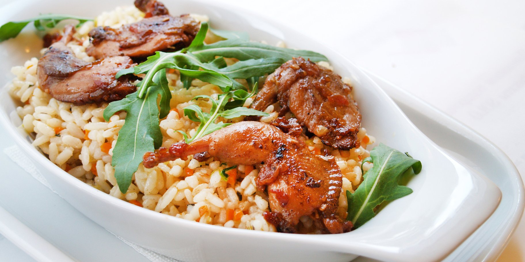 Перепілка з рисом