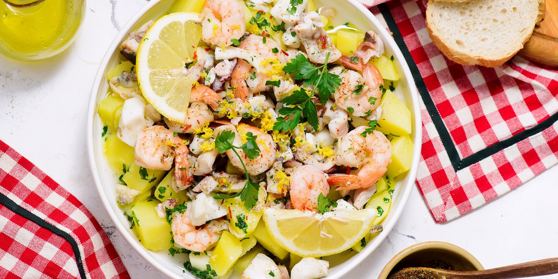 Салат з морепродуктами