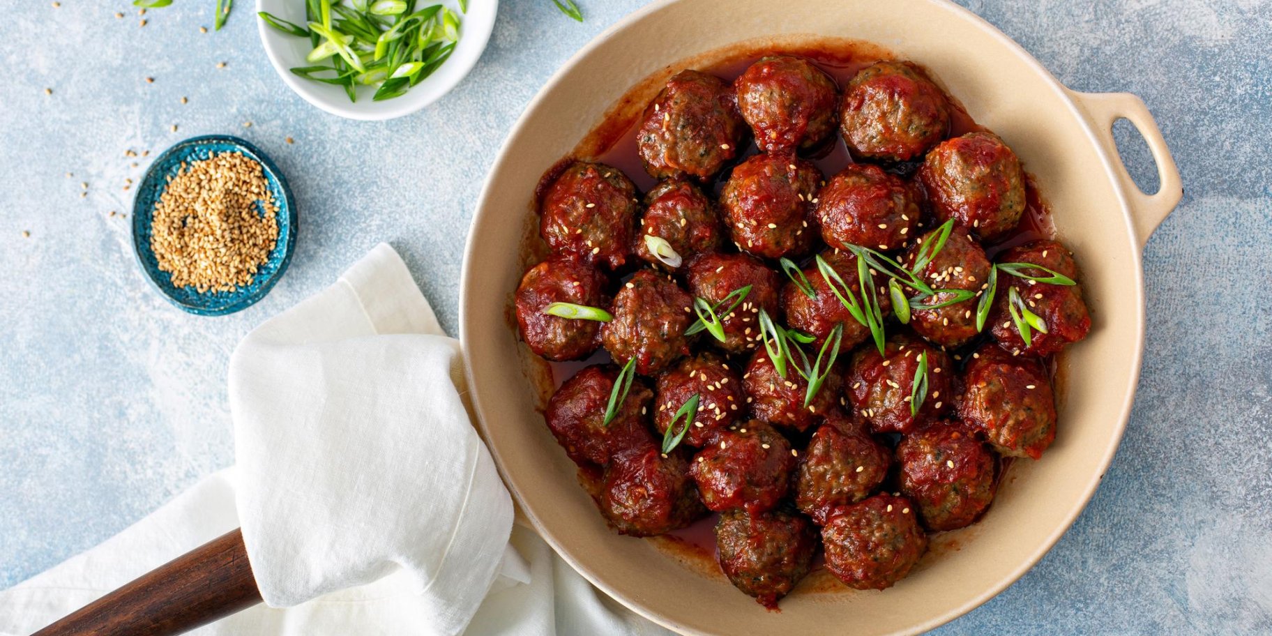 Фрикадельки в кунжуте