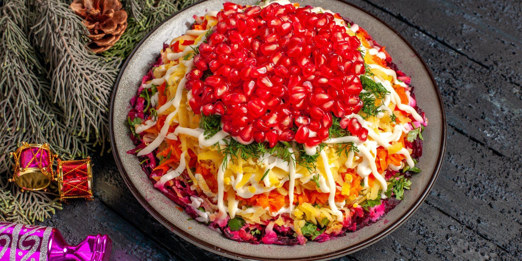 Гранатові салати