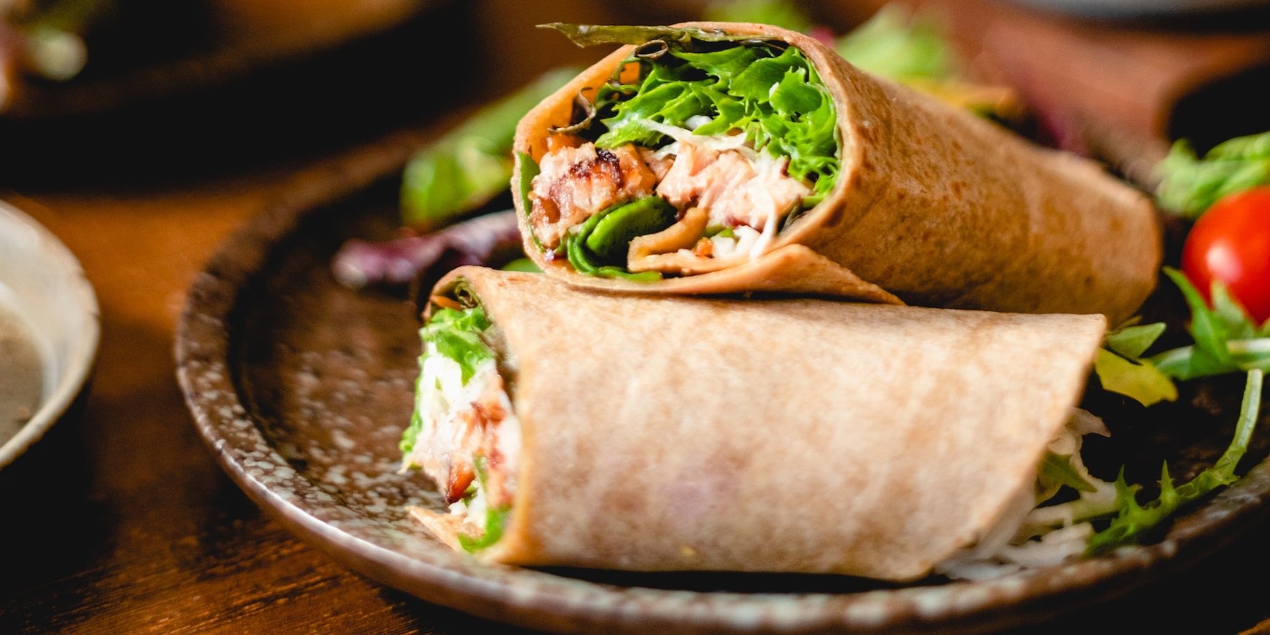 Лаваш с кускусом и мясом