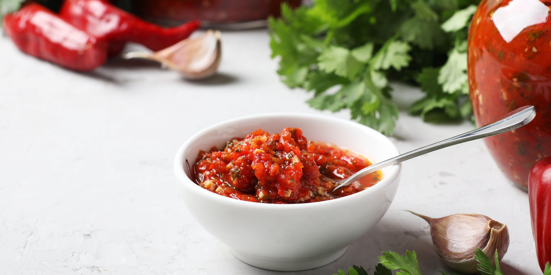 Сира аджика із солодкого перцю