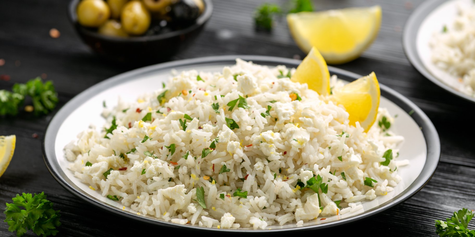 Рис із зеленню