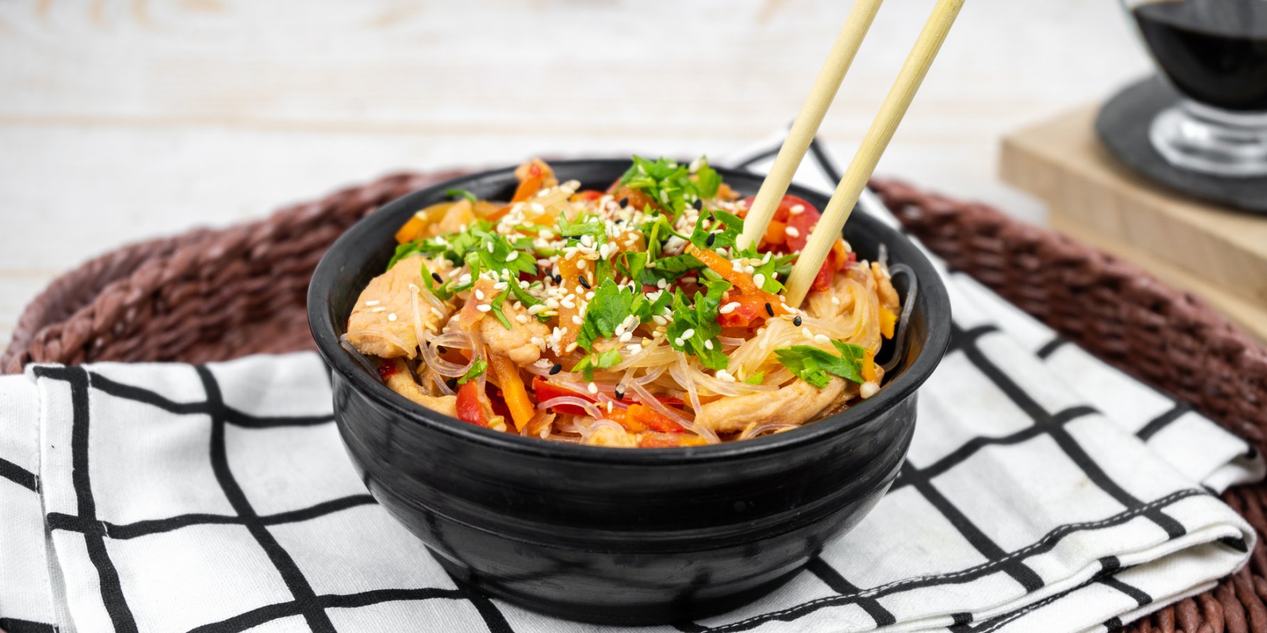 Фунчоза з куркою