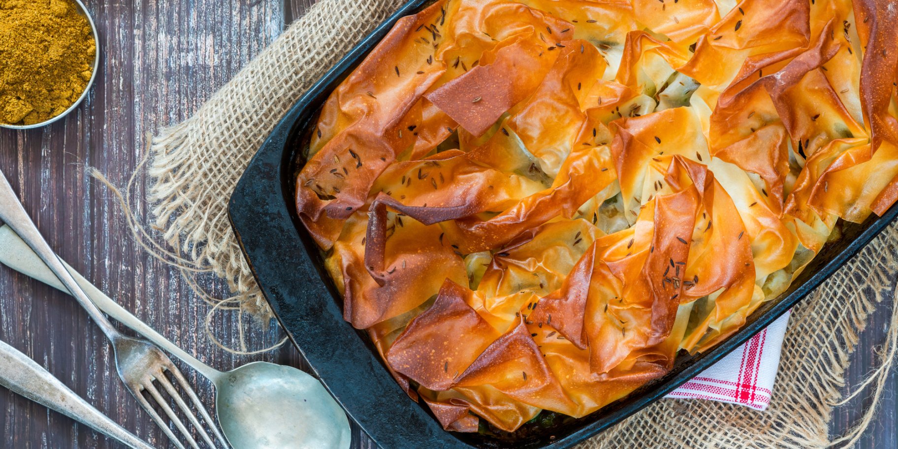 Пирог с куриным филе