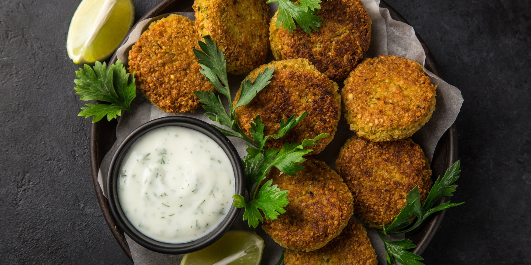 Картофельно-нутовые крокеты