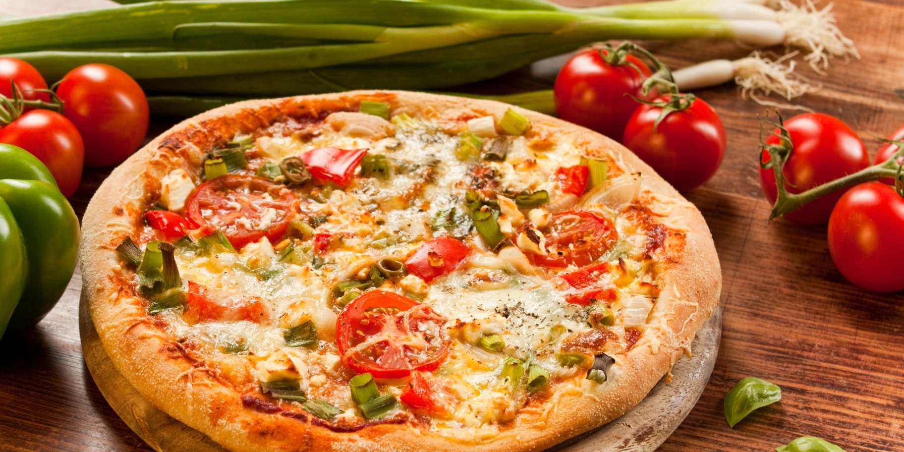 Пицца с овощами