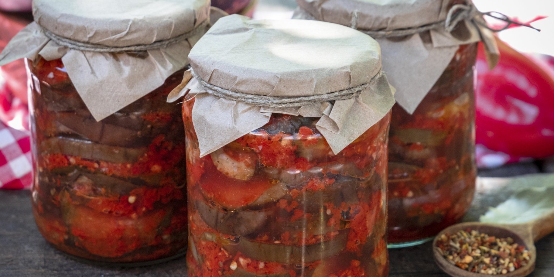 Консервовані баклажани «Вогник»