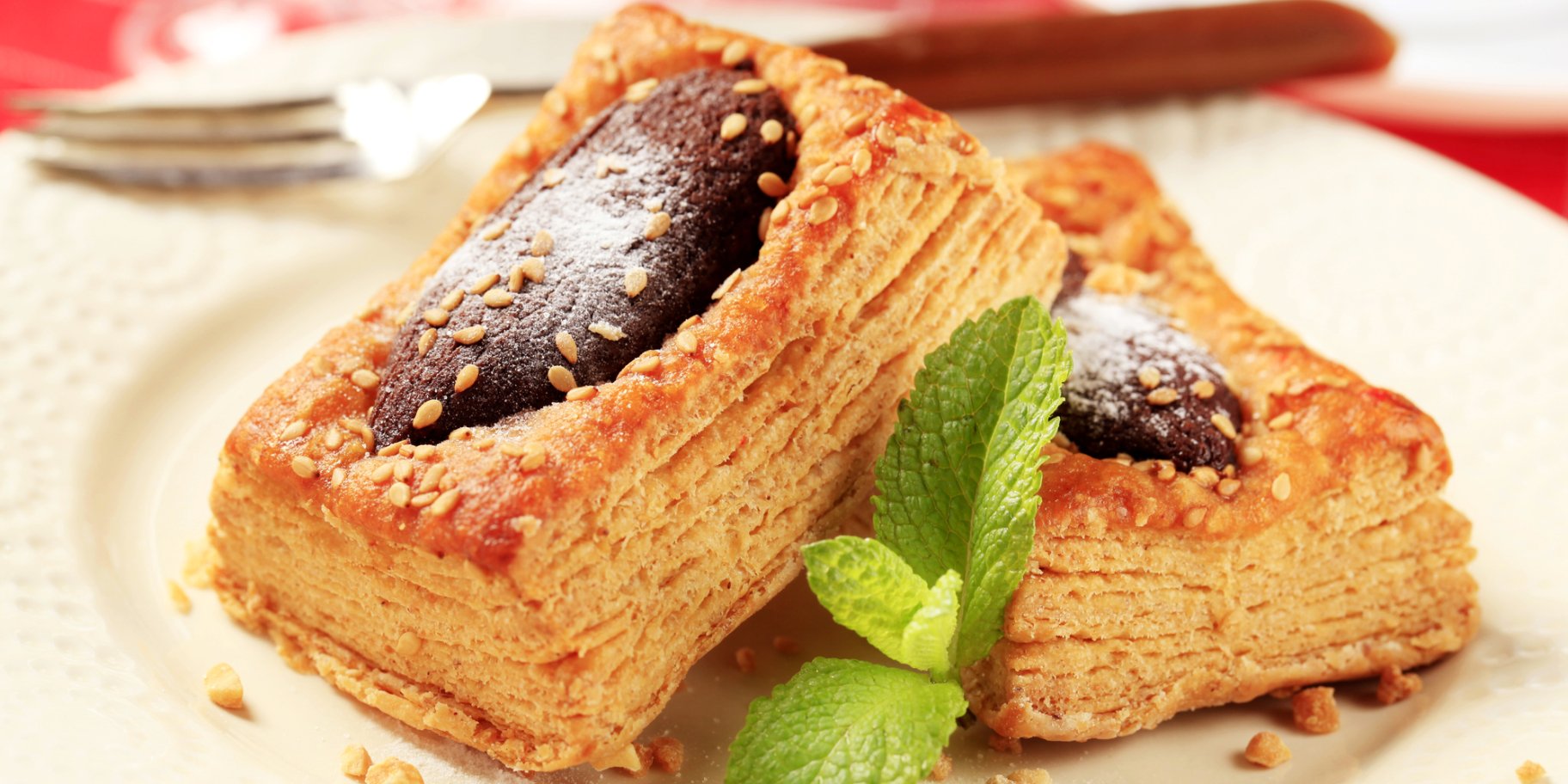 Тарталетки с шоколадной начинкой