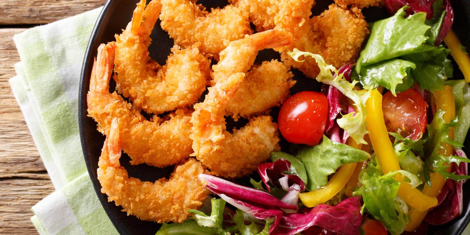 Креветки в паніровці