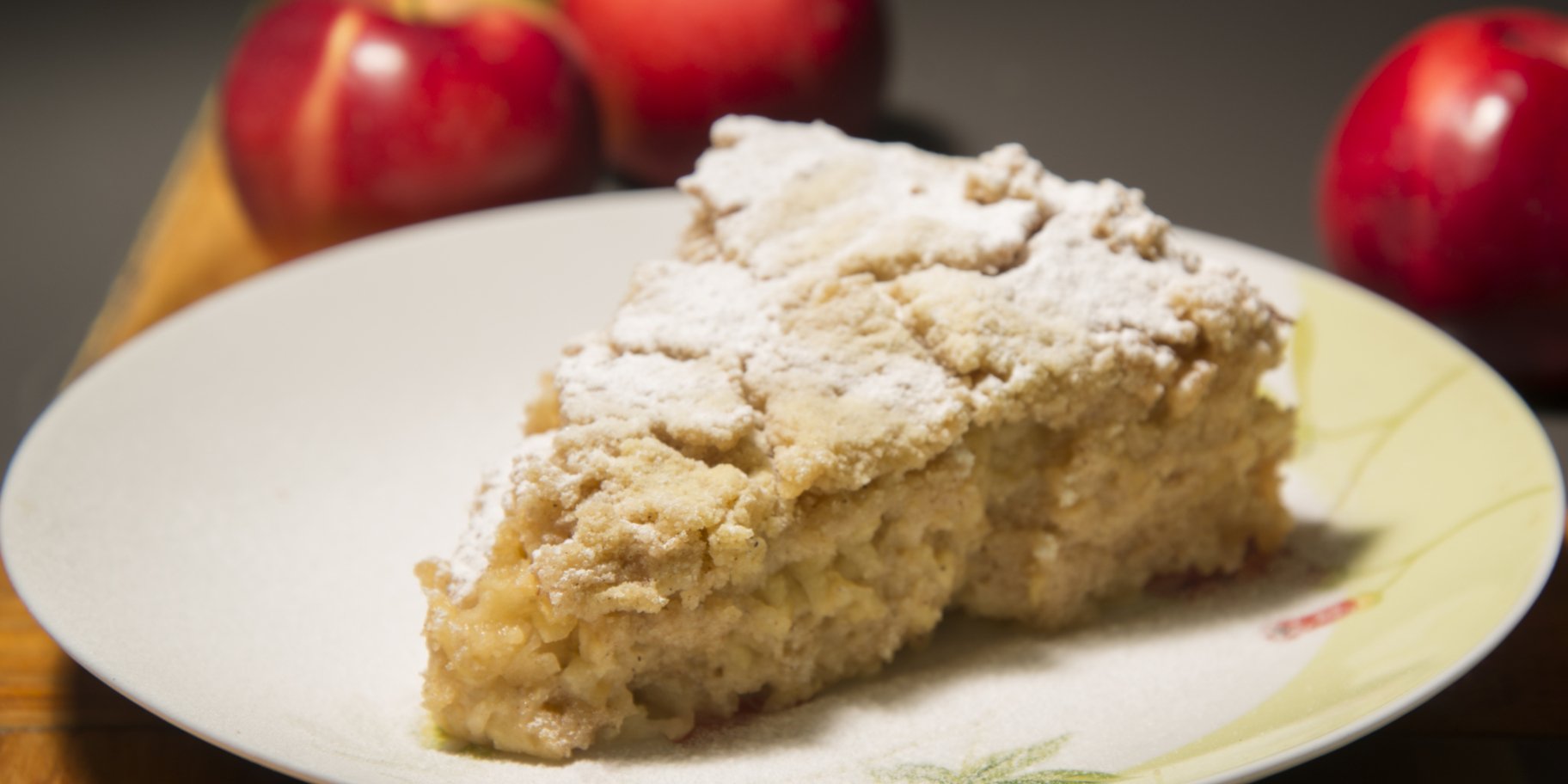 насипний яблучний пиріг