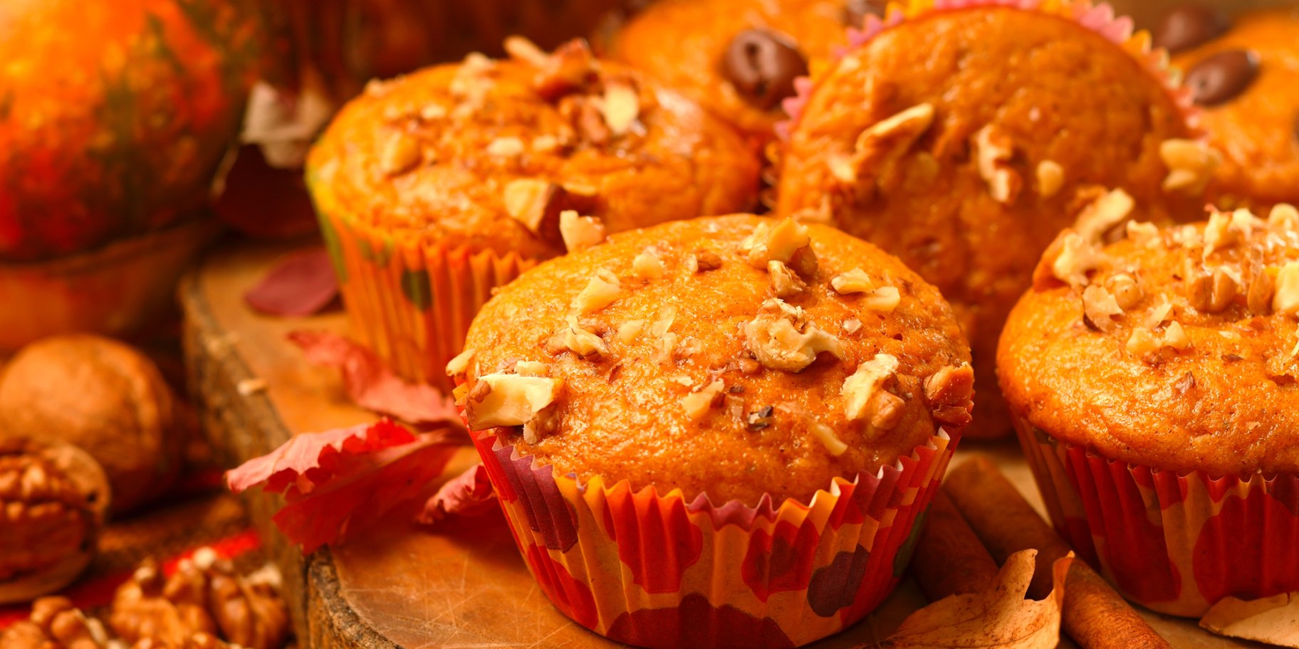 Маффины из тыквы и мягкого сыра