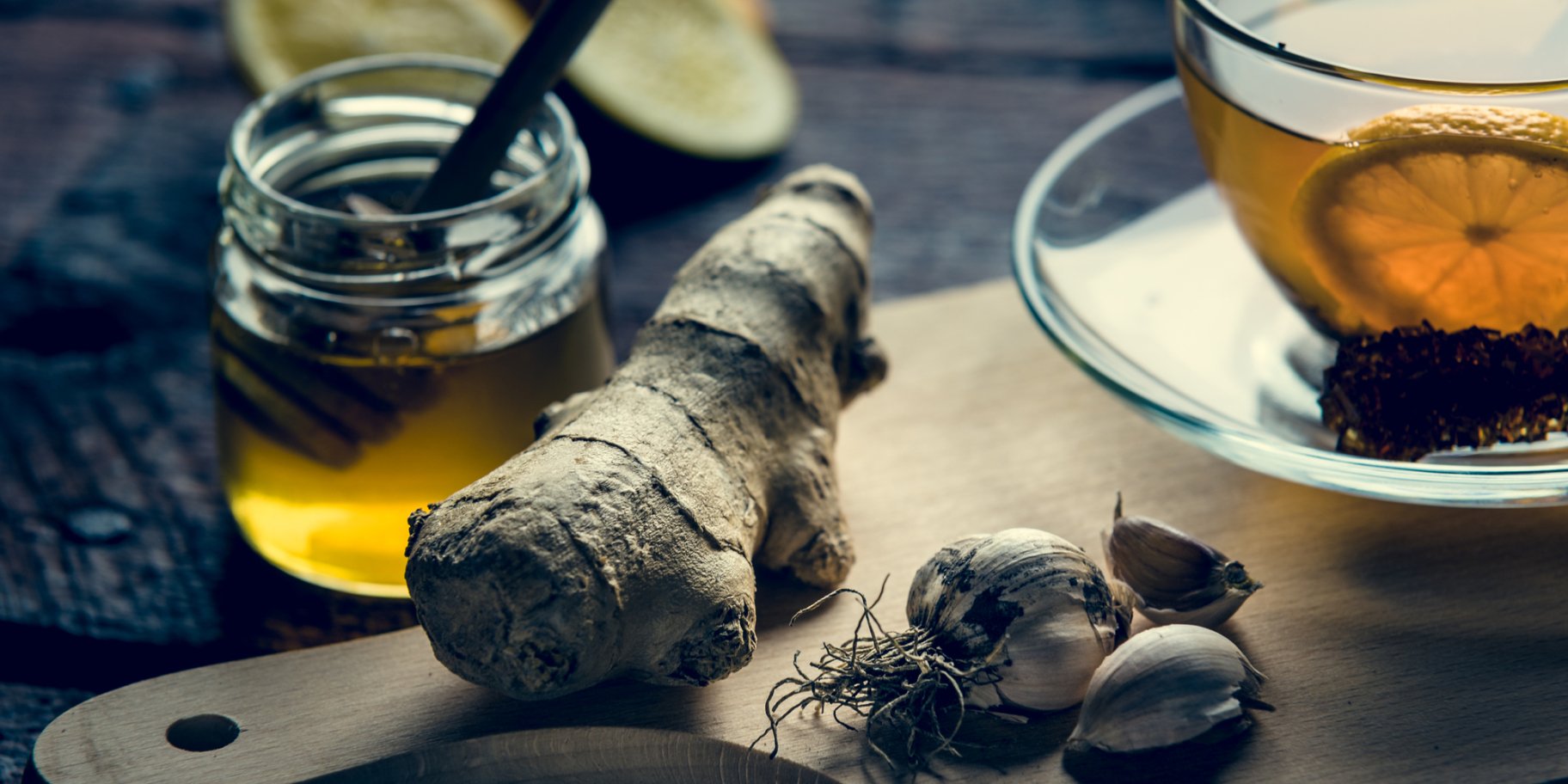 Імбирний чай з часником