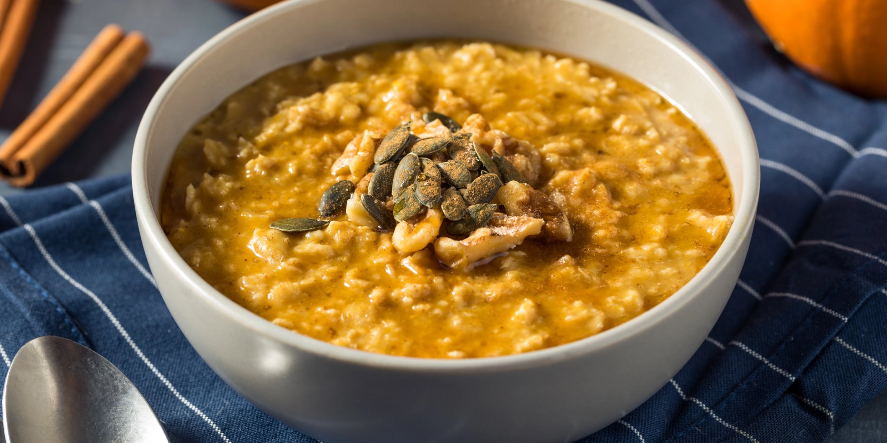 Нічна вівсянка з гарбузом