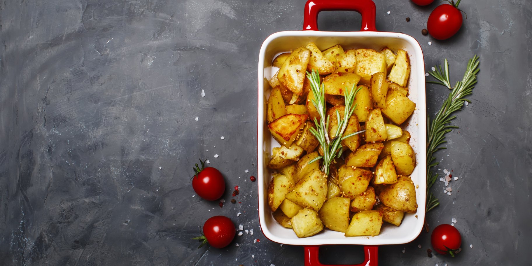Картопля з часником і розмарином
