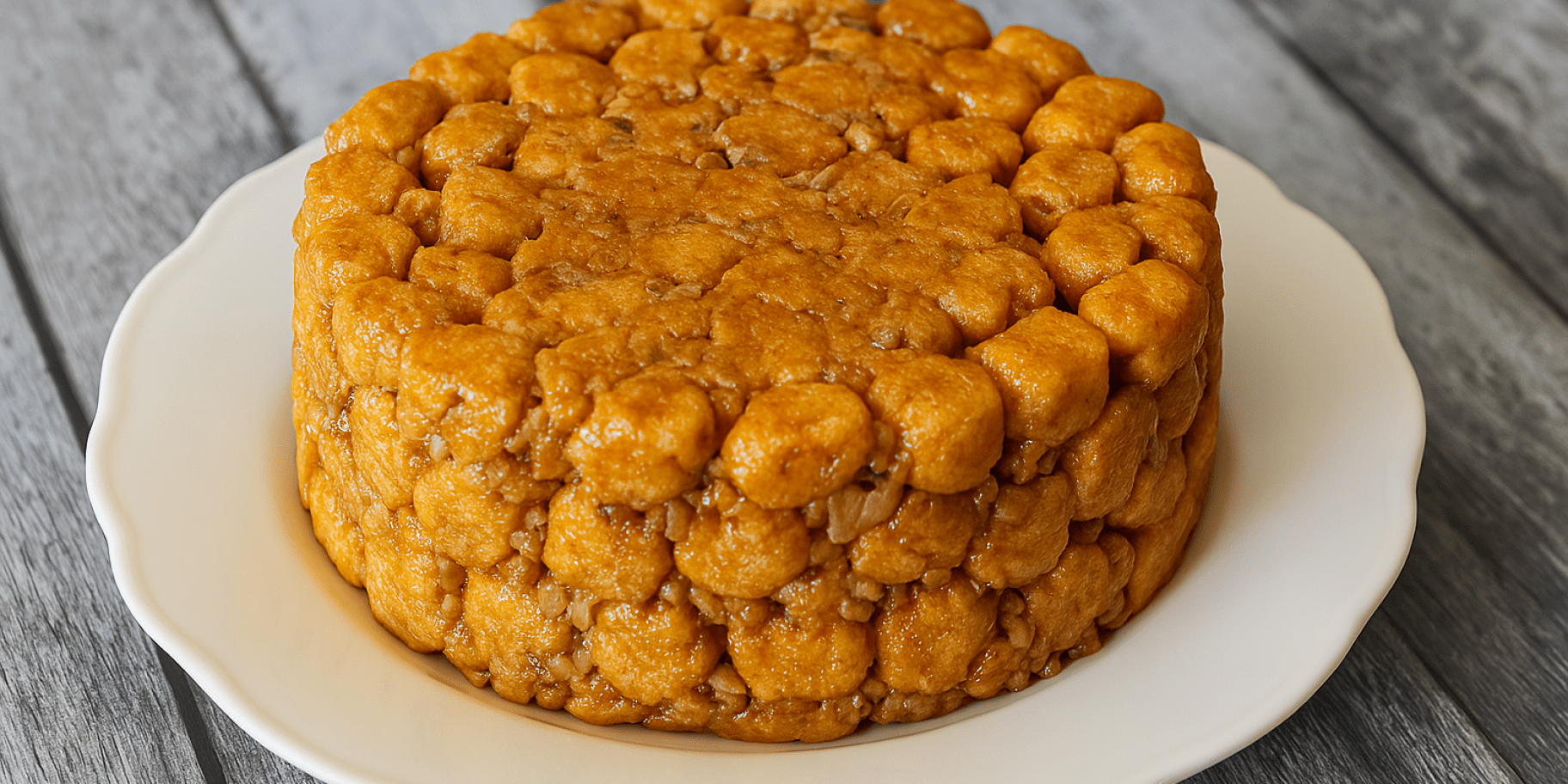 Торт з кукурудзяних паличок