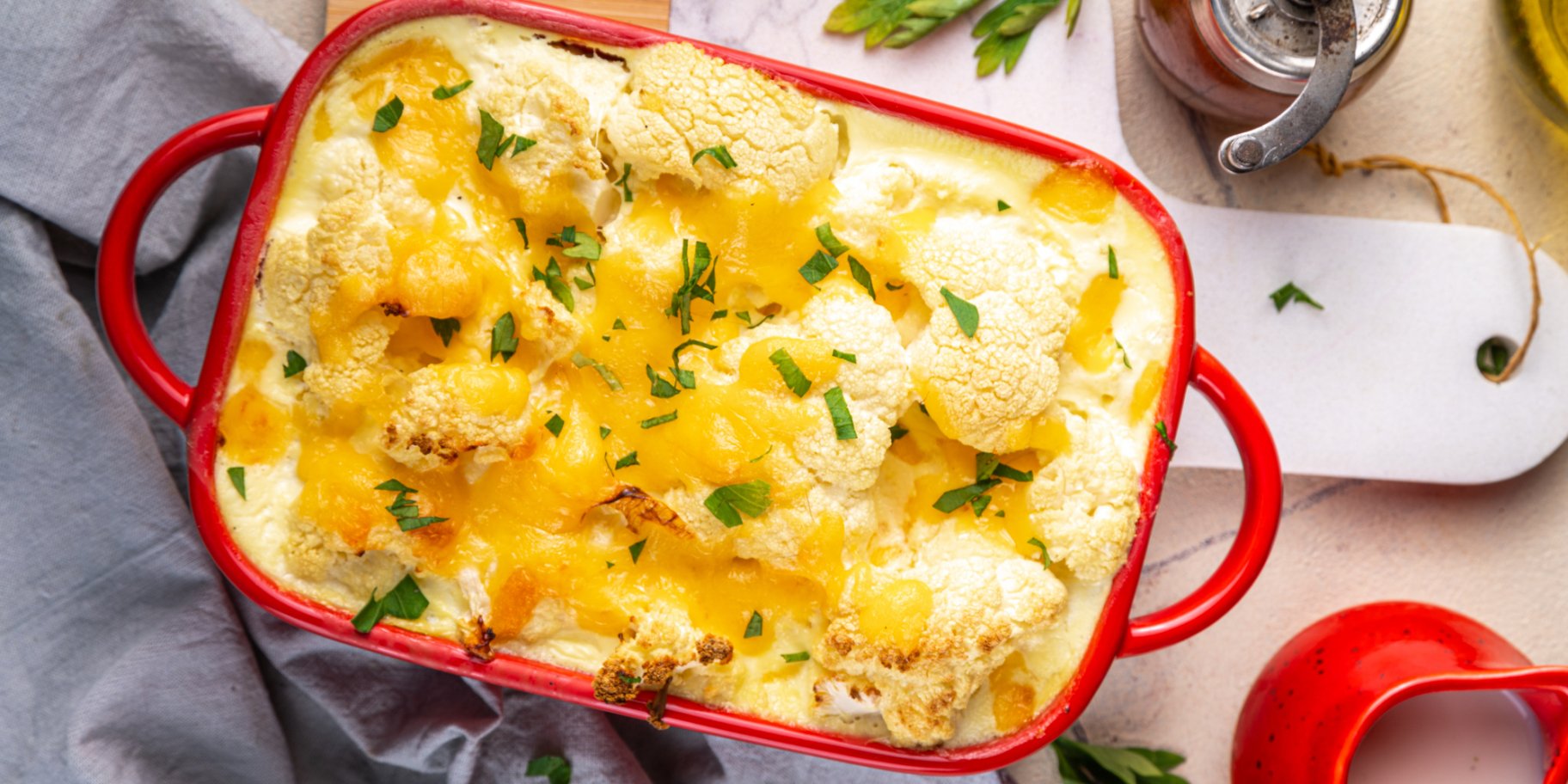 Запеканка с курицей и цветной капустой