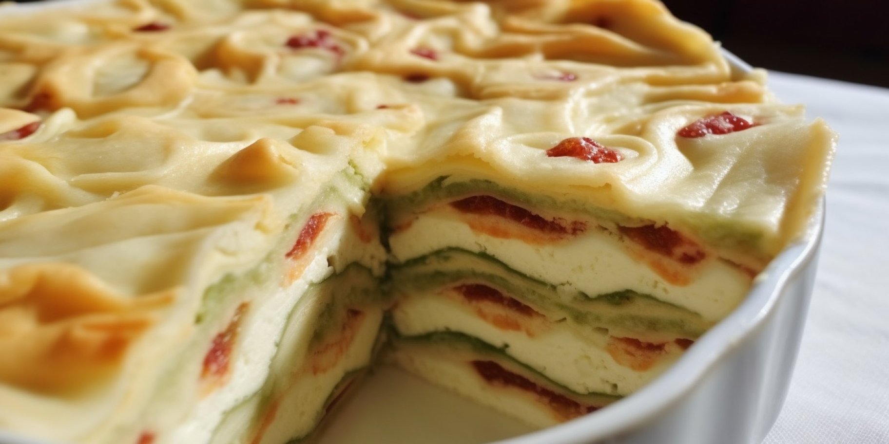 Солодка сирна запіканка з лавашем