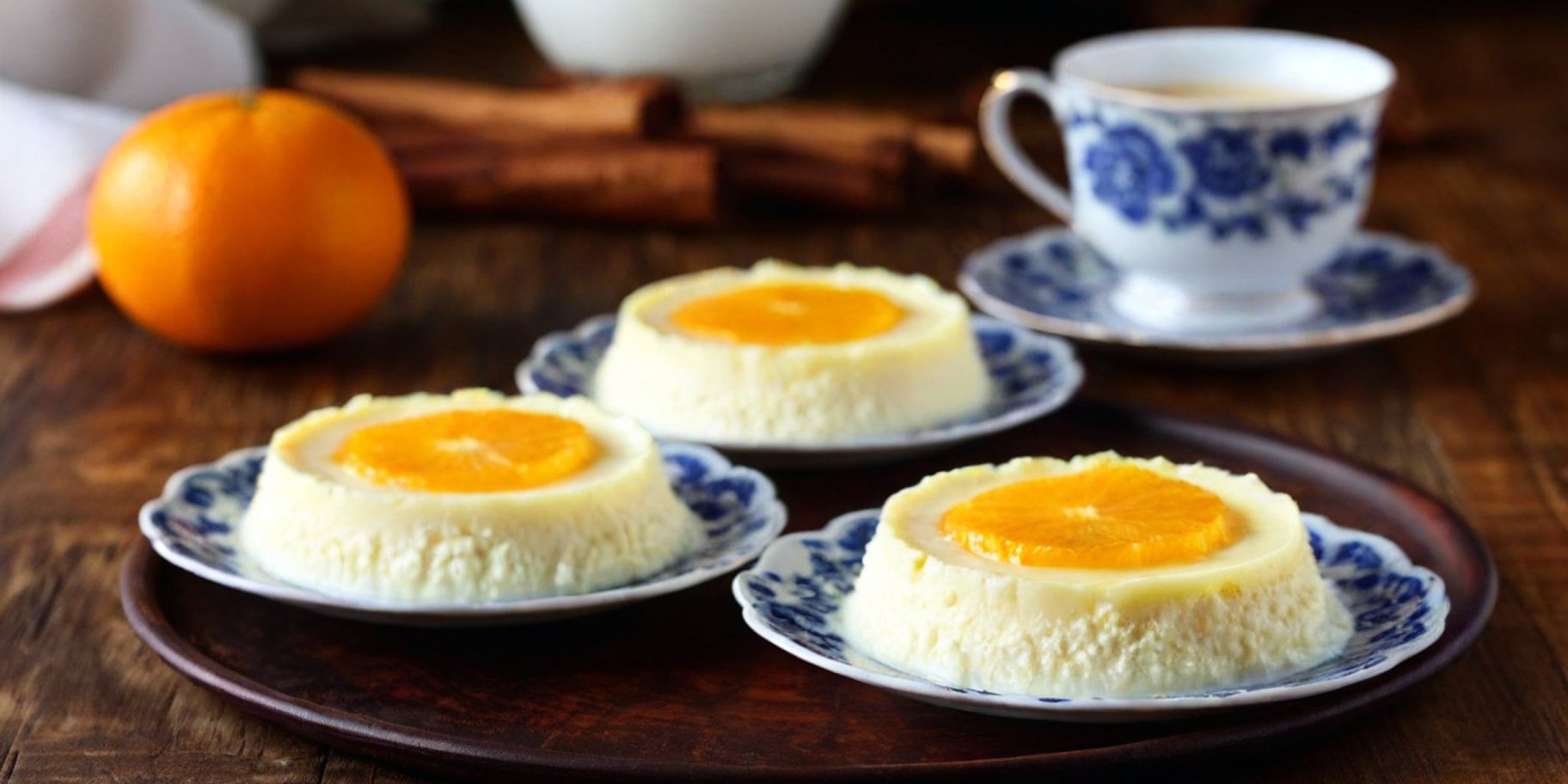 десерт із сиру та апельсина