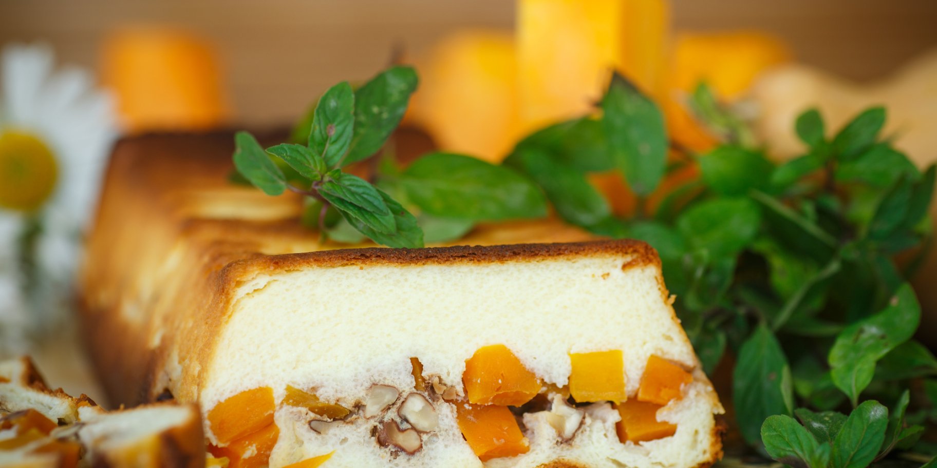 Сырная запеканка с тыквой