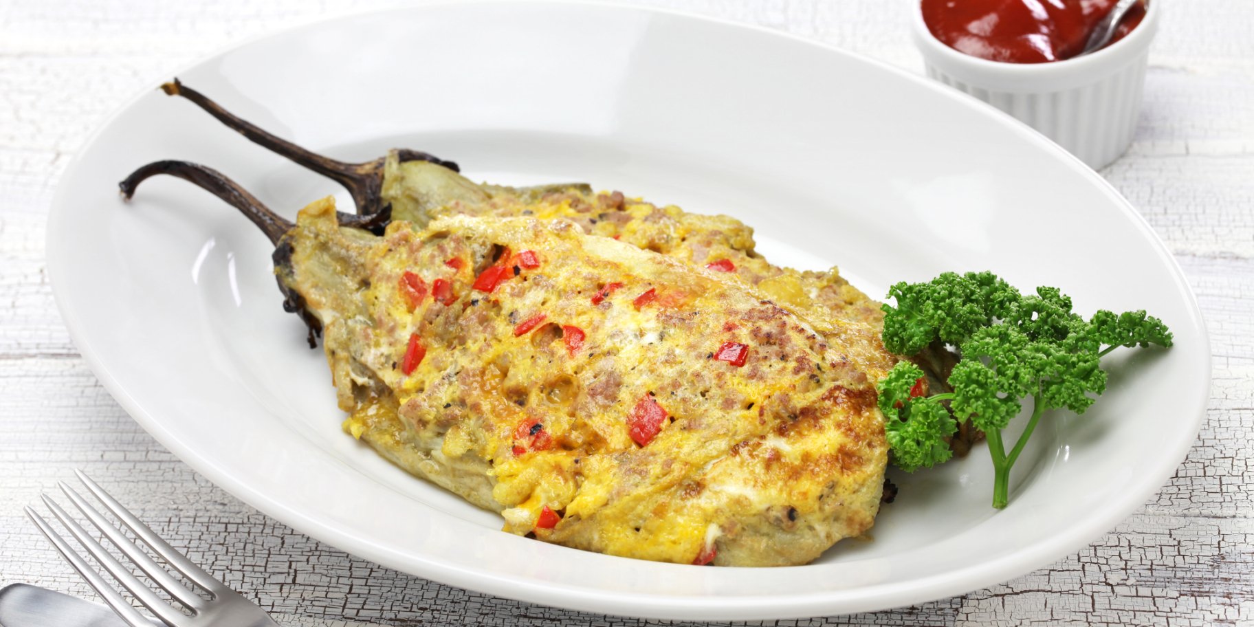 Омлет з баклажана тортанг талонг