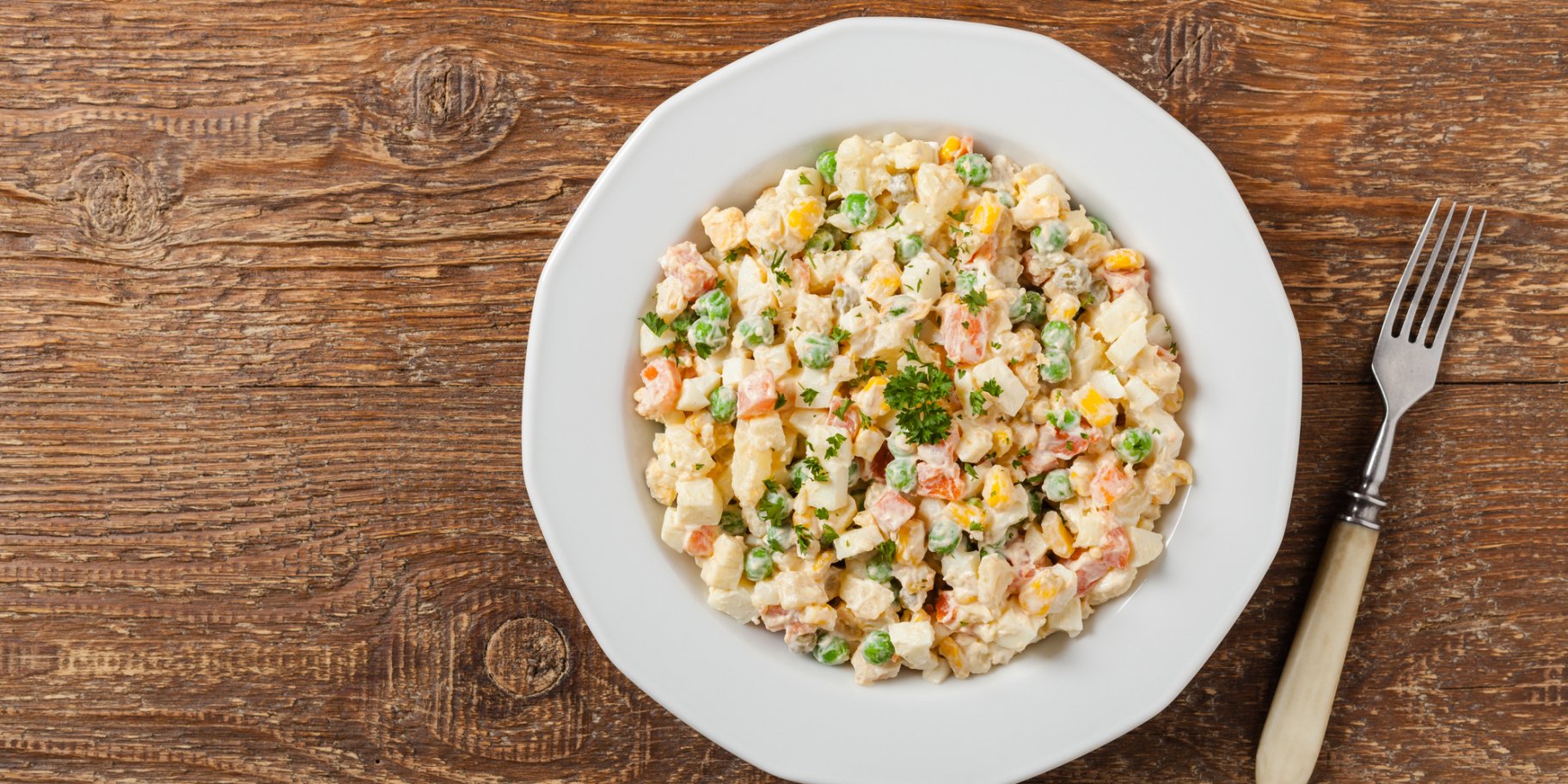 Салат з картоплею й оселедцем