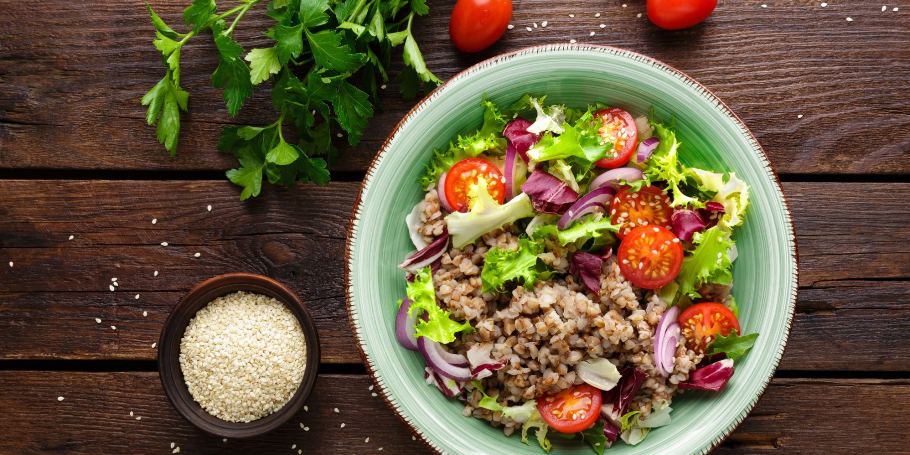 салат з гречкою