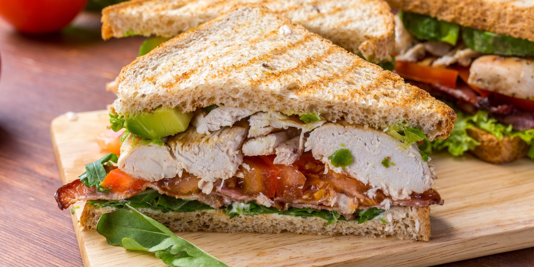 сэндвич с курицей