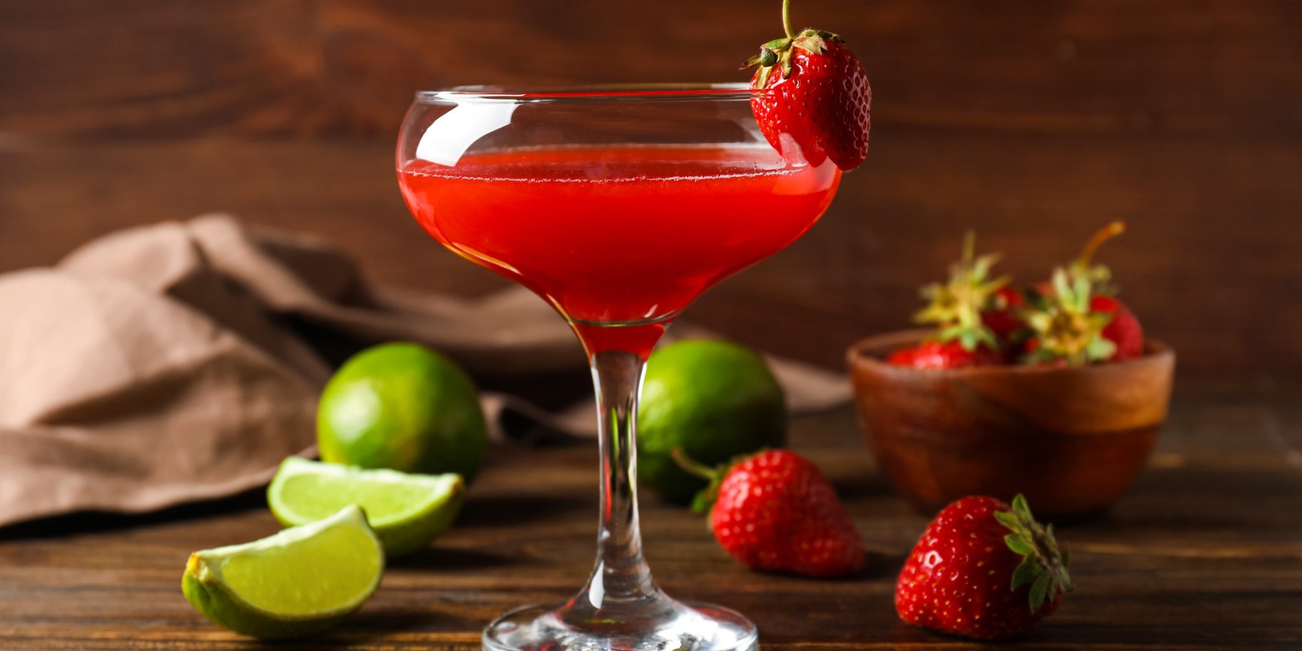 Полуничний дайкірі з ромом