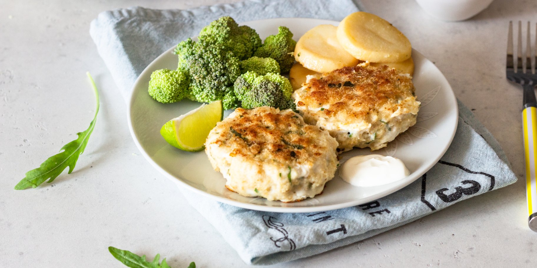 Котлеты из рыбы и картофеля