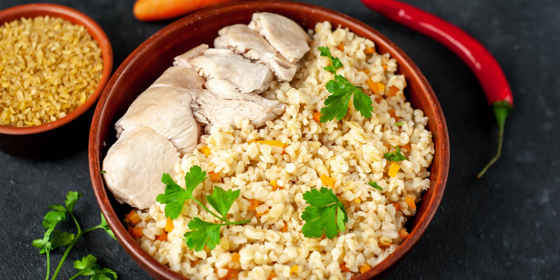 Булгур з овочами в мультиварці-скороварці