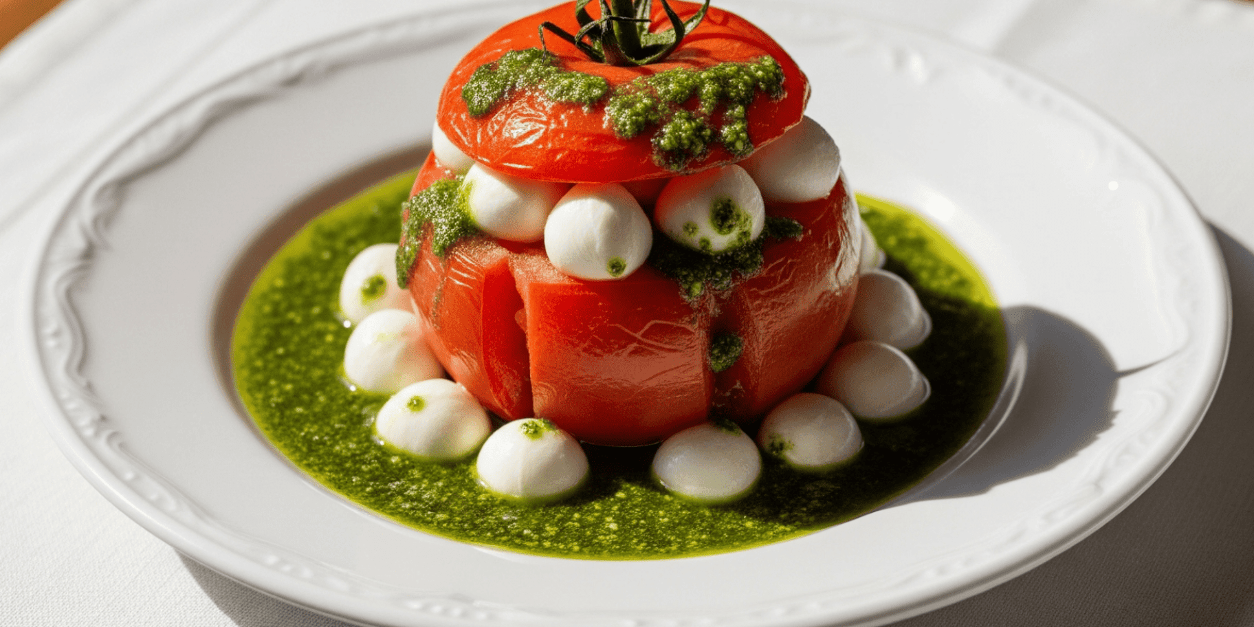 Капрезе з цілим помідором