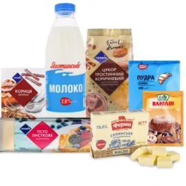 Булочки круасани з корицею