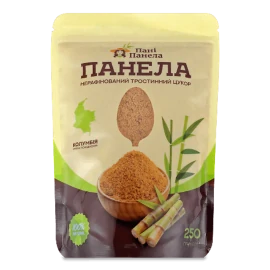 Цукор Пані Панела Панела тростинний нерафінований, 250г