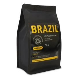Кава зерно Бразилія спешалті суміш натуральна смажена, 250 г