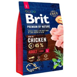Brit Premium (Бріт Преміум) by Nature ADULT L - Сухий корм з куркою для дорослих собак великих порід