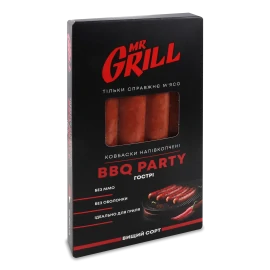 Ковбаски Mr.Grill BBQ party гострі н/к в/ґ б/о, 345г