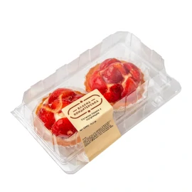 Тістечко Кошик з полуницею, 300 г