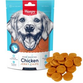 Wanpy (Ванпі) Chicken Jerky Chips - Ласощі чіпси з курки в'ялені для собак