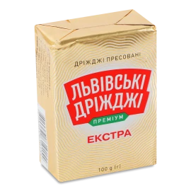 Дріжджі Львівські дріжджі Екстра пресовані, 100г