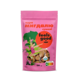 Ядра Feels good мигдалю сушені, 150г