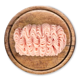 Курячий фарш із філе з салом, 100г