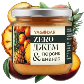 Персик-ананас джем без цукру 210 г