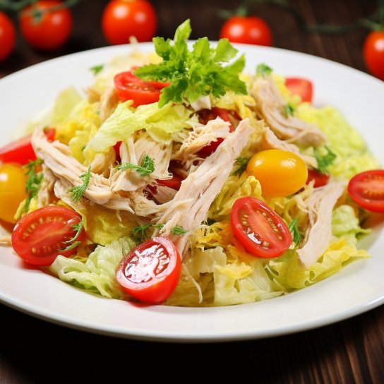 Салат з тунцем і пекінською капустою