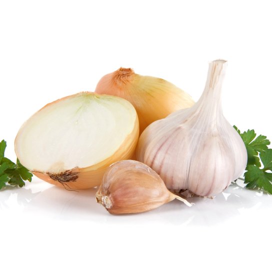 Часник і цибуля