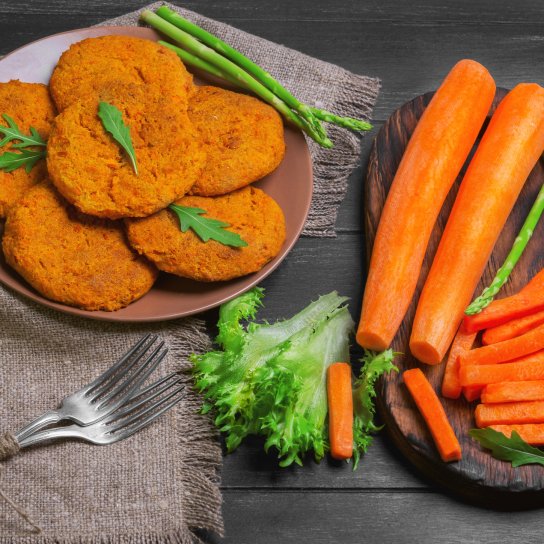 Морквяні котлети з манки