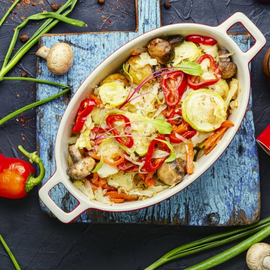 Соте з овочів у духовці