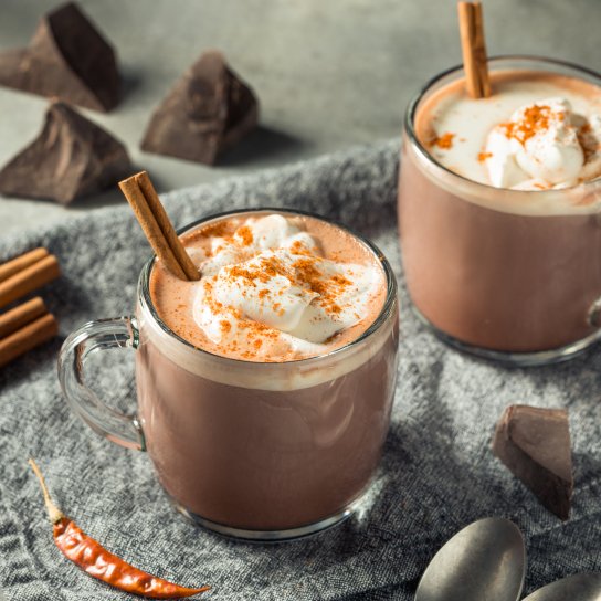 Мексиканский пряный горячий шоколад