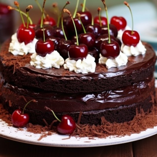 Классический торт «Пьяная вишня»