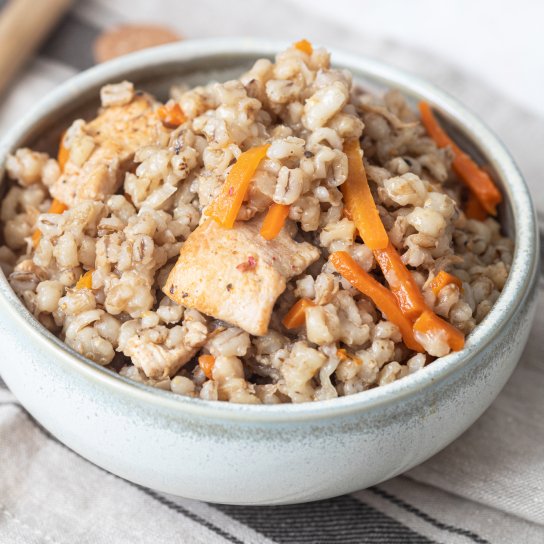 Перлова каша з куркою в мультиварці